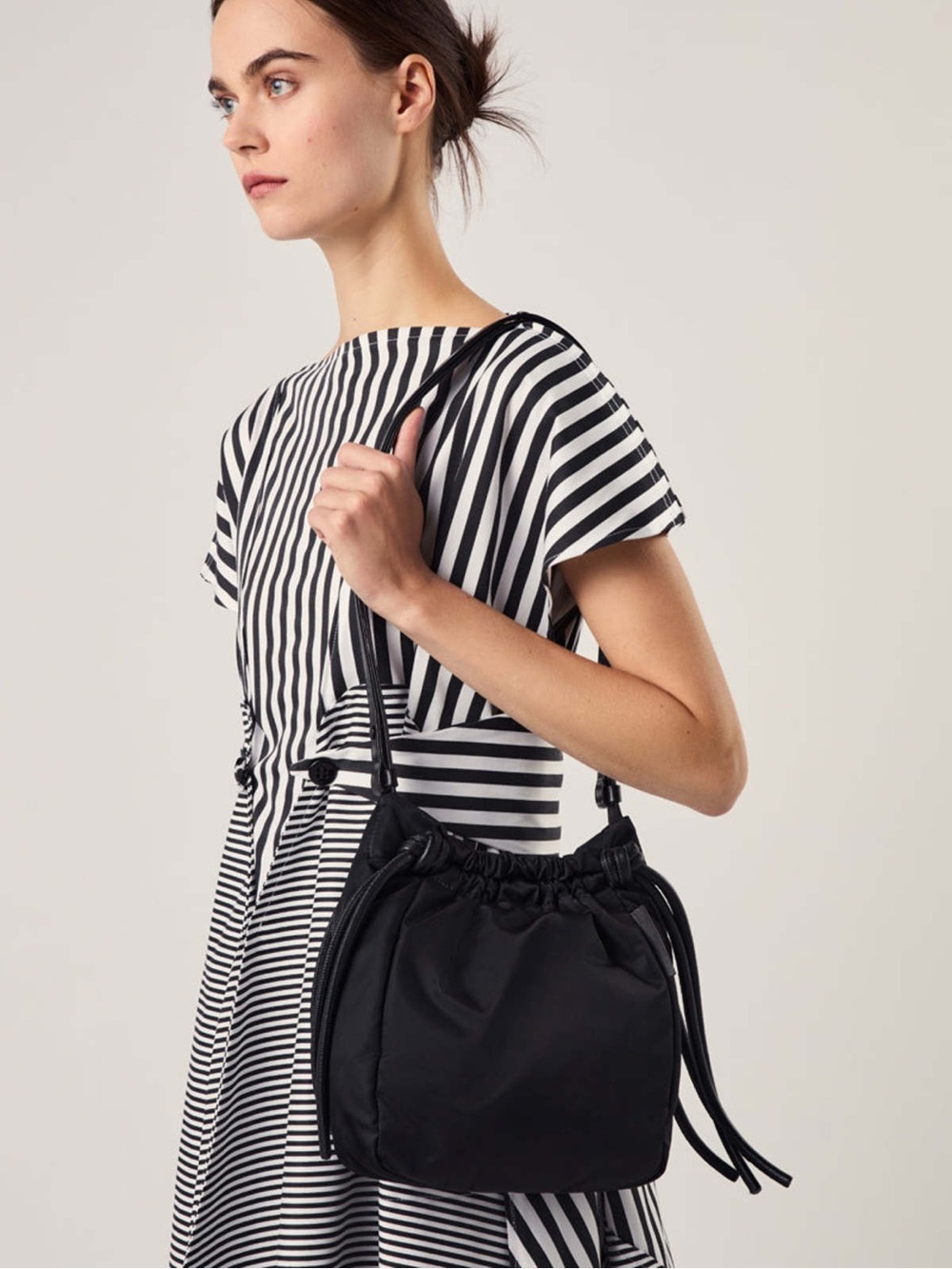 Proenza Schouler Nylon Drawstring Pouch Bag